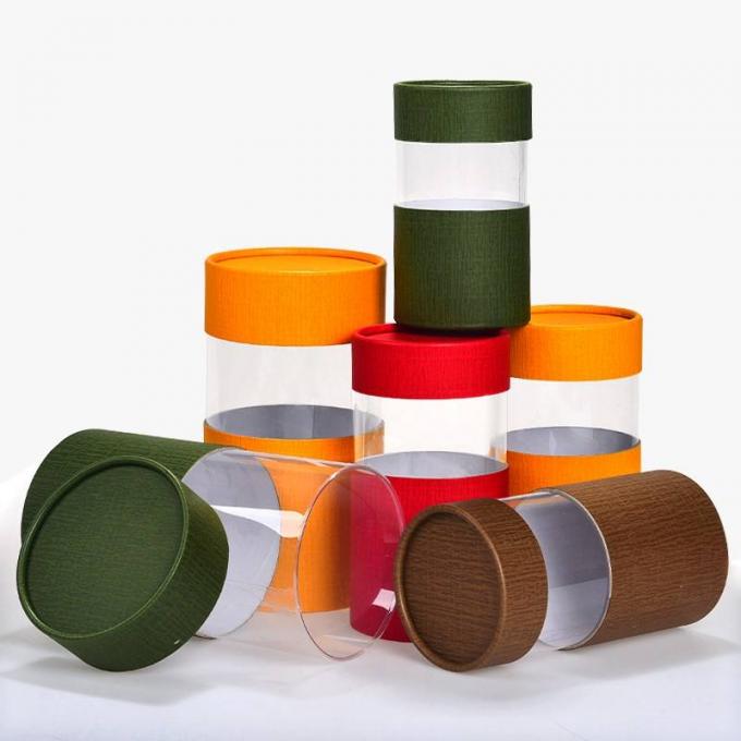 Caixa de cartão da bolha com janela clara, caixas de presente de janela de carimbo quentes do ODM 4