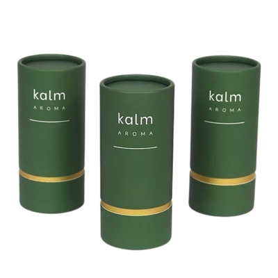 Tubo de papel cosmético biodegradável que empacota para a garrafa de óleo essencial
