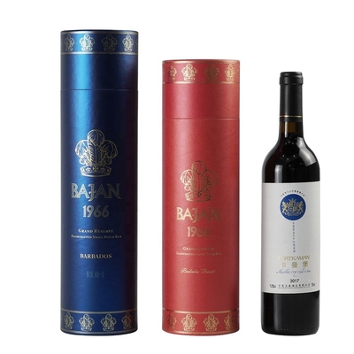 O descanso de veludo da caixa de exposição da garrafa de vinho da bebida introduziu Hotstamping gravado