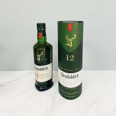 Envernizamento amigável do resíduo metálico de Eco das caixas de presente da garrafa de vinho do Natal de UVprinted