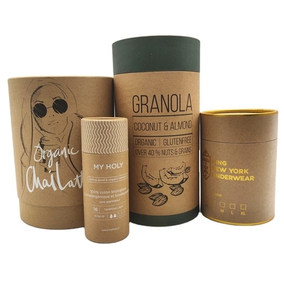 Tubo do papel de Multiusage que empacota para o alimento EVA Inserted Recyclable Oilproof