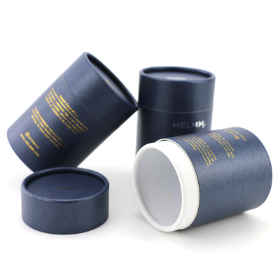 Caixas do cartão para a gravação cosmética de Silkprinting dos produtos cilíndrica