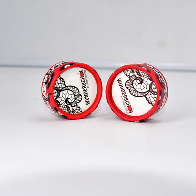 Embalagem de tubo redondo pequeno para sombra, caixa de tubo cosmético de papelão CMYK