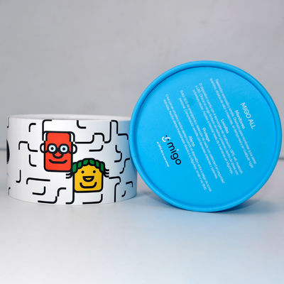 Cilindro redondo de impressão de embalagem de tubo de papel OEM para acessórios eletrônicos