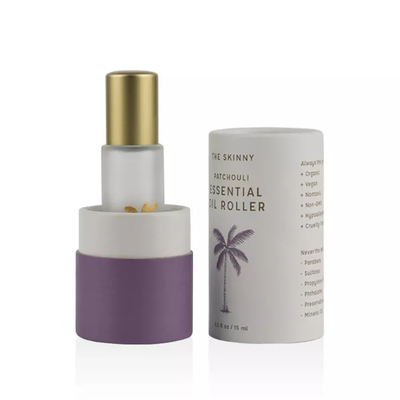 Tubo de papel de óleo essencial de 15 ml Cosmético Cosmético Recipiente Frasco Recipiente Embalagem