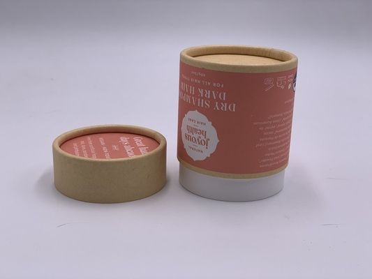 Tubo de papel kraft para shampoo, produto para cuidados com os cabelos, caixa de cosméticos, embalagem
