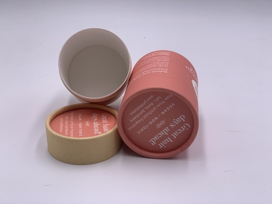 Tubo de papel kraft para shampoo, produto para cuidados com os cabelos, caixa de cosméticos, embalagem