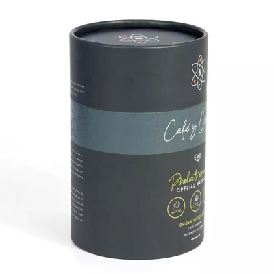 Café Colágeno em pó Chá Tubo de papel Embalagem Tampa hermética destacável Grau alimentício