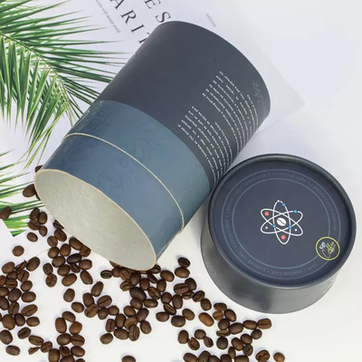 Café Colágeno em pó Chá Tubo de papel Embalagem Tampa hermética destacável Grau alimentício