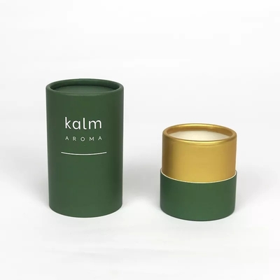 Tubo de papel cosmético biodegradável que empacota para a garrafa de óleo essencial