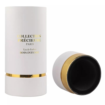 Perfume o cartucho branco que empacota, caixa cosmética superior lisa do tubo