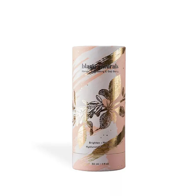 Caixa de papel cosmética redonda do tubo, tubo do papel do perfume do óleo essencial com inserção