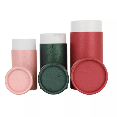 Tubo de papel para embalagem de óleo essencial de vários tamanhos Tubos de papel para embalagem de alimentos cosméticos CMYK