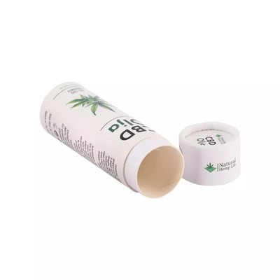 Embalagem de tubo de papel redondo de óleo essencial CBD 10ml Embalagem de tubos de cilindro de cosméticos