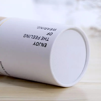 Tubo amigável feito sob encomenda do papel dos cuidados com a pele de Eco que empacota os tubos cosméticos do papel de embalagem do perfume