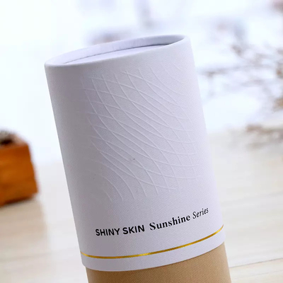 Tubo amigável feito sob encomenda do papel dos cuidados com a pele de Eco que empacota os tubos cosméticos do papel de embalagem do perfume