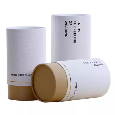 Tubo amigável feito sob encomenda do papel dos cuidados com a pele de Eco que empacota os tubos cosméticos do papel de embalagem do perfume