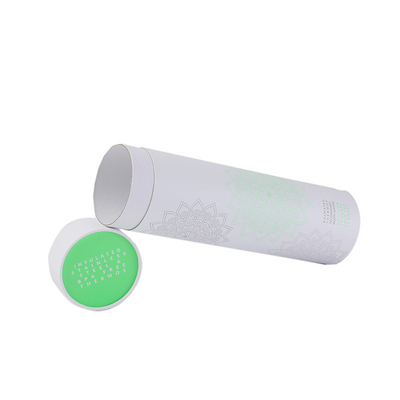 Tubo amigável feito sob encomenda do chá de Eco que empacota o recipiente de papel do tubo de CMYK para o empacotamento das cookies do chocolate do alimento