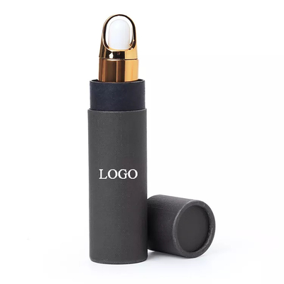 Tubo preto da garrafa de óleo essencial de Kraft que empacota Logo Printed feito sob encomenda