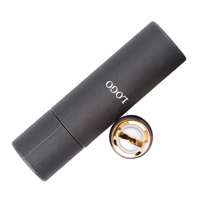 Tubo preto da garrafa de óleo essencial de Kraft que empacota Logo Printed feito sob encomenda