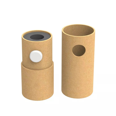Recipiente de papel feito sob encomenda do tubo de Vape do cartão de Kraft com o botão da prova da criança