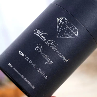 30ml perfumam o tubo do papel do cartão de Kraft que empacota o logotipo de carimbo quente