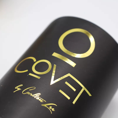 Carimbo de ouro feito sob encomenda Logo Cosmetic Paper Tube Packaging para a vela do perfume