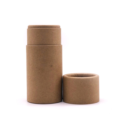 Tubo redondo de papel kraft para alimentos com peneira de papel e tempero de sal