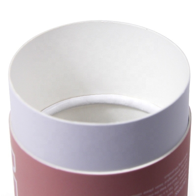 Embalagem de tubo de papel para copo menstrual com janela tubo reciclável para cuidados pessoais