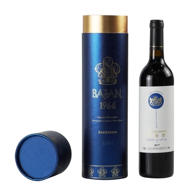 O descanso de veludo da caixa de exposição da garrafa de vinho da bebida introduziu Hotstamping gravado