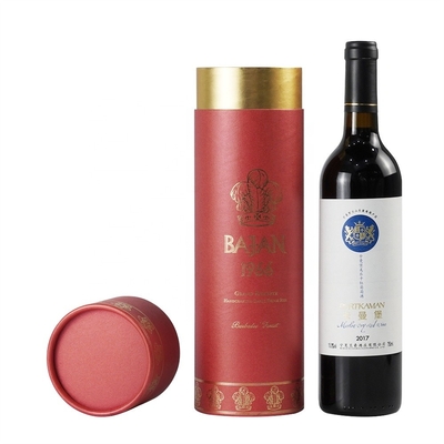 O descanso de veludo da caixa de exposição da garrafa de vinho da bebida introduziu Hotstamping gravado
