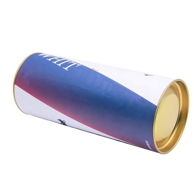 Caixa de presente da tampa do metal para a impressão de Champagne Bottle Biodegradable CMYK