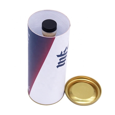 Caixa de presente da tampa do metal para a impressão de Champagne Bottle Biodegradable CMYK
