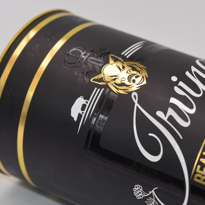Resíduo metálico redondo do tubo do vinho do cartão que enverniza EVA Inserted de estratificação