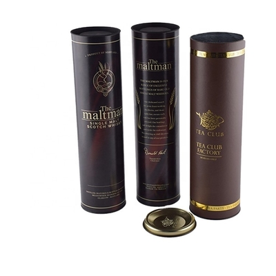Resíduo metálico redondo do tubo do vinho do cartão que enverniza EVA Inserted de estratificação