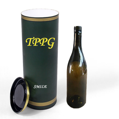 O tubo revestido UV do vinho do cartão, armazenamento de gravação do vinho encaixota o cartão