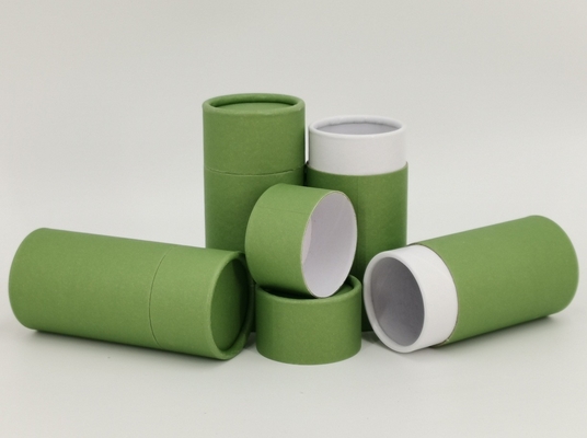 Tubo de papel cosmético para embalagem de óleo essencial biodegradável com logotipo personalizado