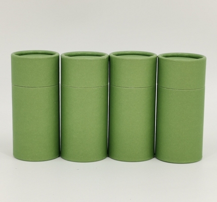 Tubo de papel cosmético para embalagem de óleo essencial biodegradável com logotipo personalizado