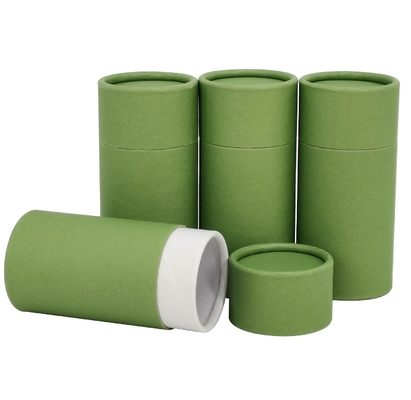 Tubo de papel cosmético para embalagem de óleo essencial biodegradável com logotipo personalizado