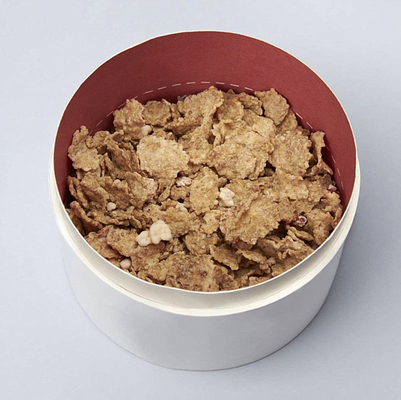 Tubo de papel de grau alimentício com caixa de tubo redondo transparente para embalagem de alimentos