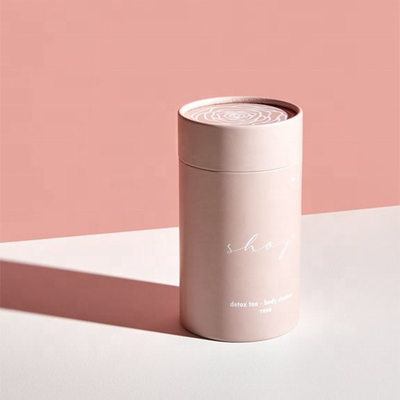 Tubo de papel cosmético gravado que empacota, caixas de empacotamento cosméticas feitas sob encomenda de CMKY