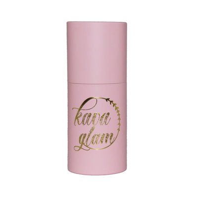 Tubo de papel cosmético luxuoso Matte Laminated introduzido espuma de empacotamento