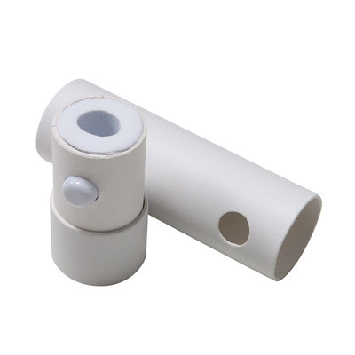 Tubo de papel descartável resistente a crianças Tubo de papelão branco Personalizar LOGOTIPO Fechadura de segurança Cilindro Vape