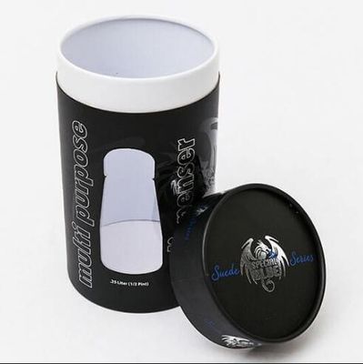 Envernizando a caixa de suspensão da janela, caixas da bolha com janela clara CMYK