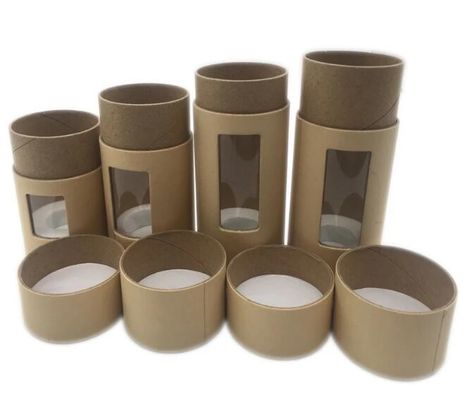 Envernizando a caixa de suspensão da janela, caixas da bolha com janela clara CMYK