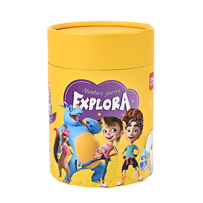 Latas compostas de papel do ODM, tubo de papel de 80mm que empacota Eco amigável