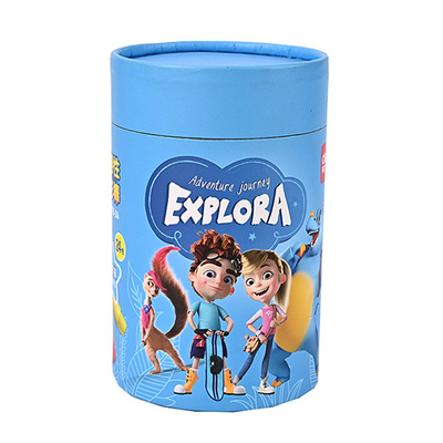 Latas compostas de papel do ODM, tubo de papel de 80mm que empacota Eco amigável