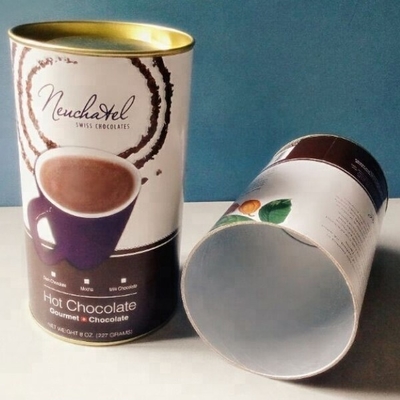 Latas compostas de papel herméticas, recipientes do cilindro do cartão de 63mm