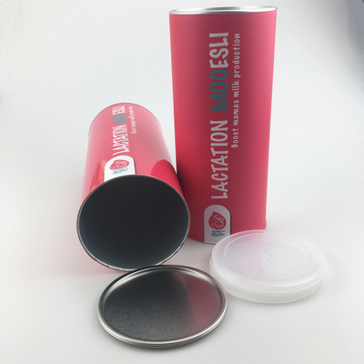 latas compostas de papel de 46mm, recipientes do cilindro do papel de Antimoisture