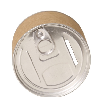 Lata composta biodegradável que empacota, recipientes frente e verso do cartucho